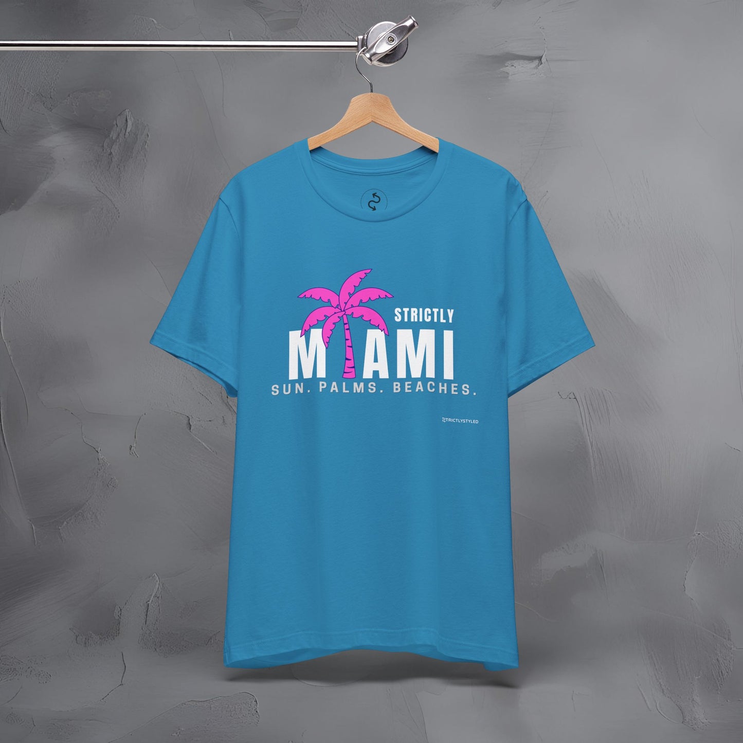 Strictly Miami T-Shirt – Sun Palms Beaches City Vibes Tee