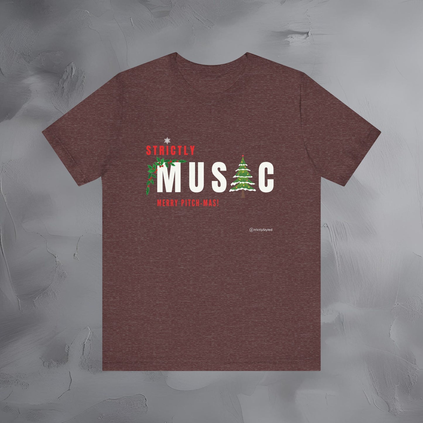 Strictly Music – Merry Pitch-Mas - Funny Christmas Music Shirt for Musicians & Choir