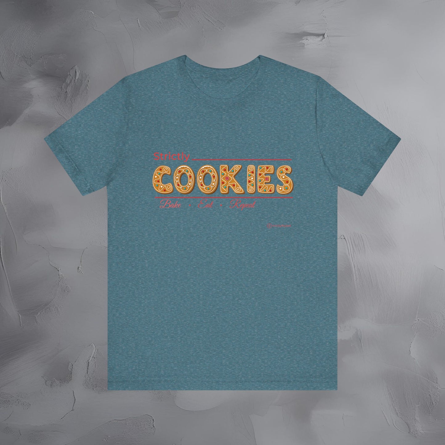 Strictly Cookies – Bake • Eat • Repeat - Cute Baking Shirt for Christmas & Year-Round