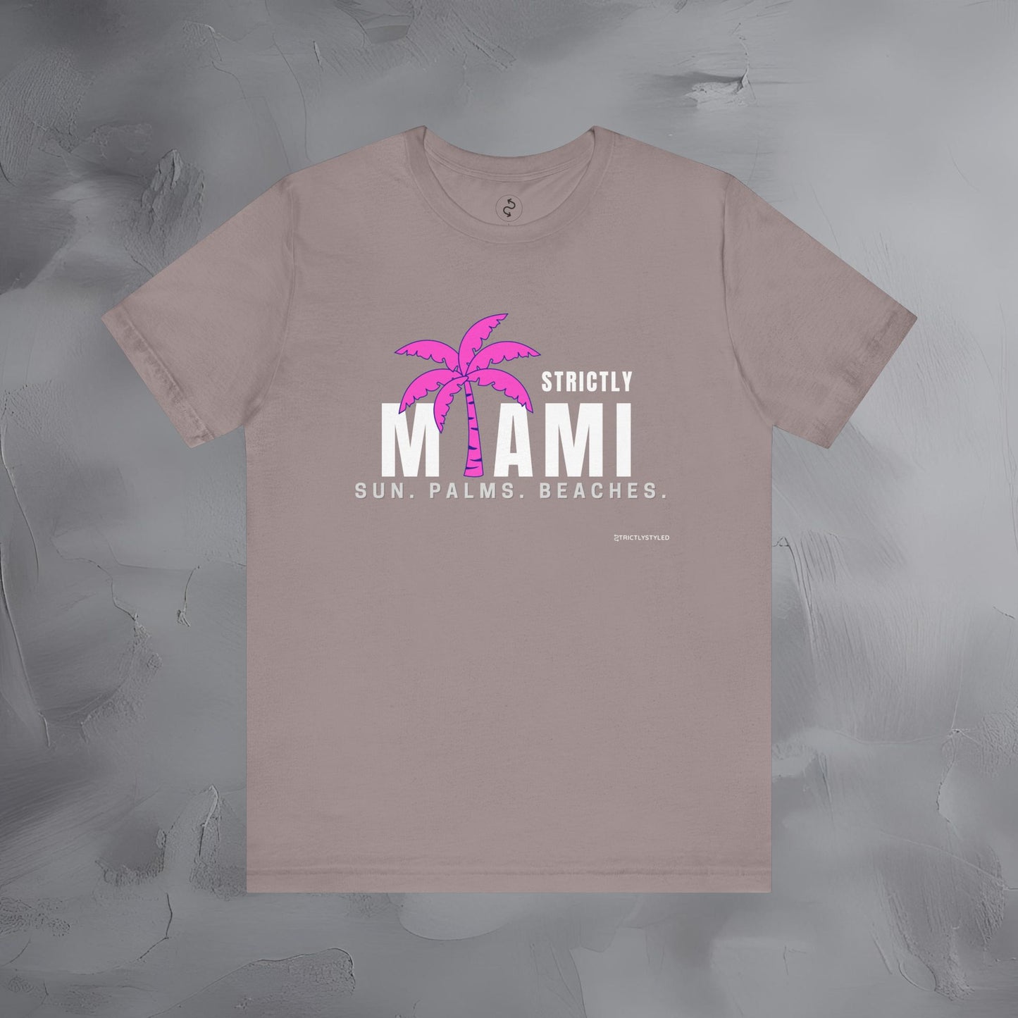 Strictly Miami T-Shirt – Sun Palms Beaches City Vibes Tee