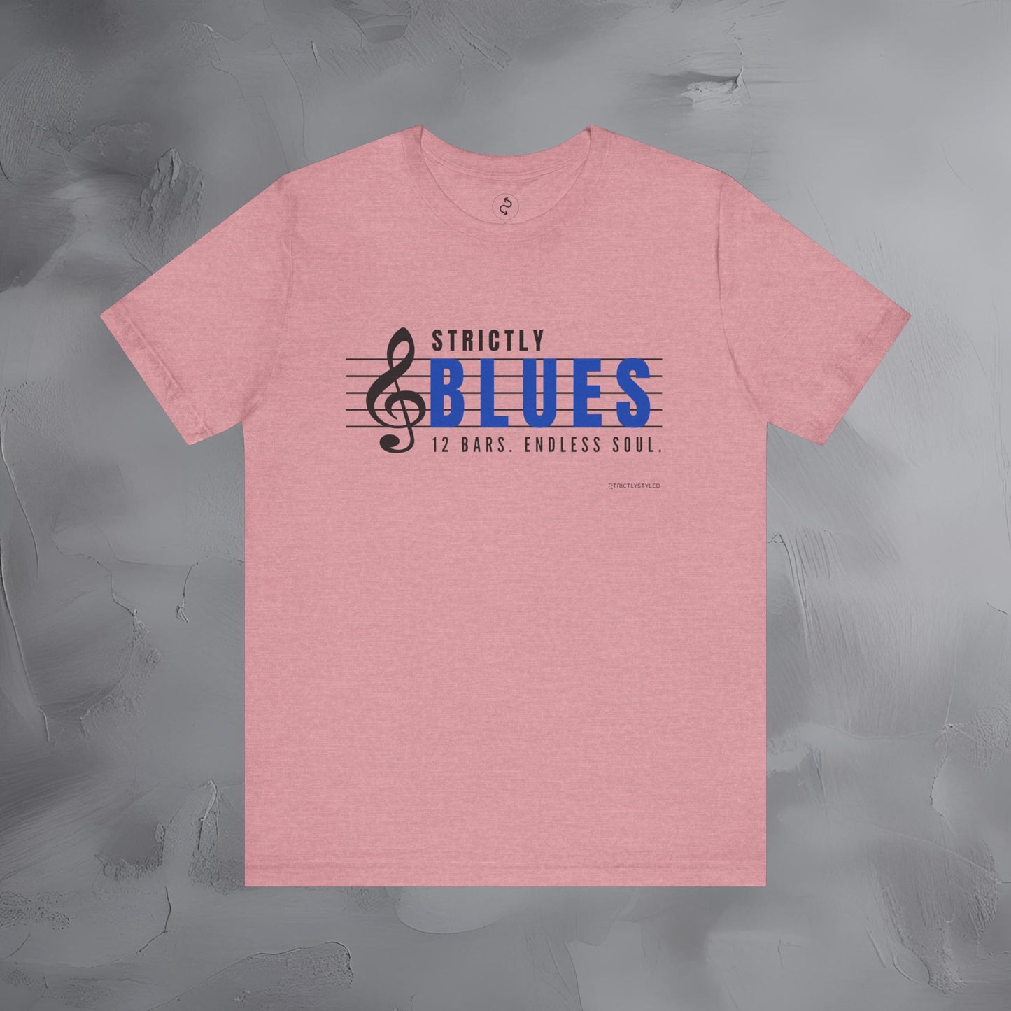 Strictly Blues – 12 Bars. Endless Soul. T-Shirt | Blues Music Graphic Tee | Musician Lifestyle Shirt