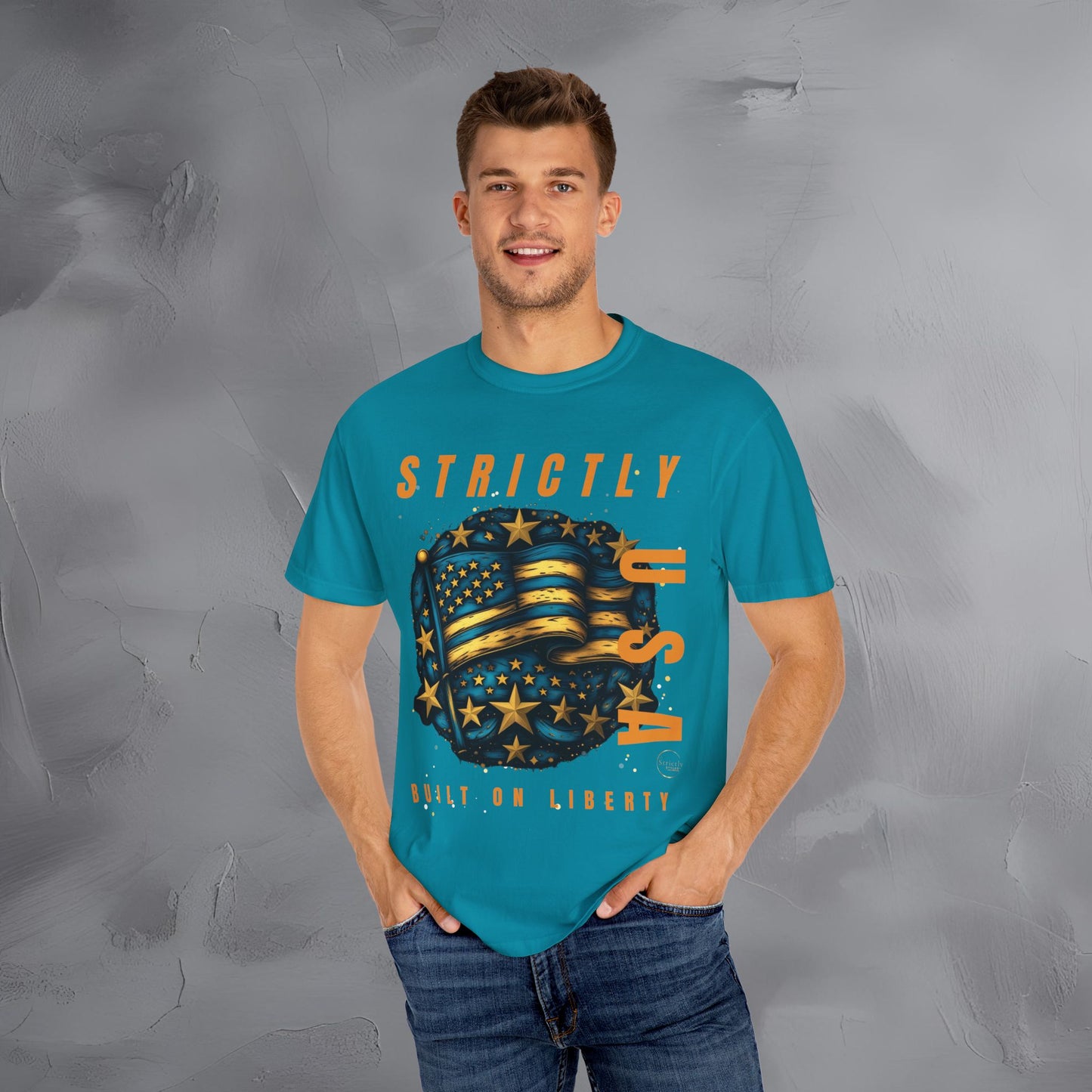 Strictly USA - Built on Liberty Independence Day T-Shirt