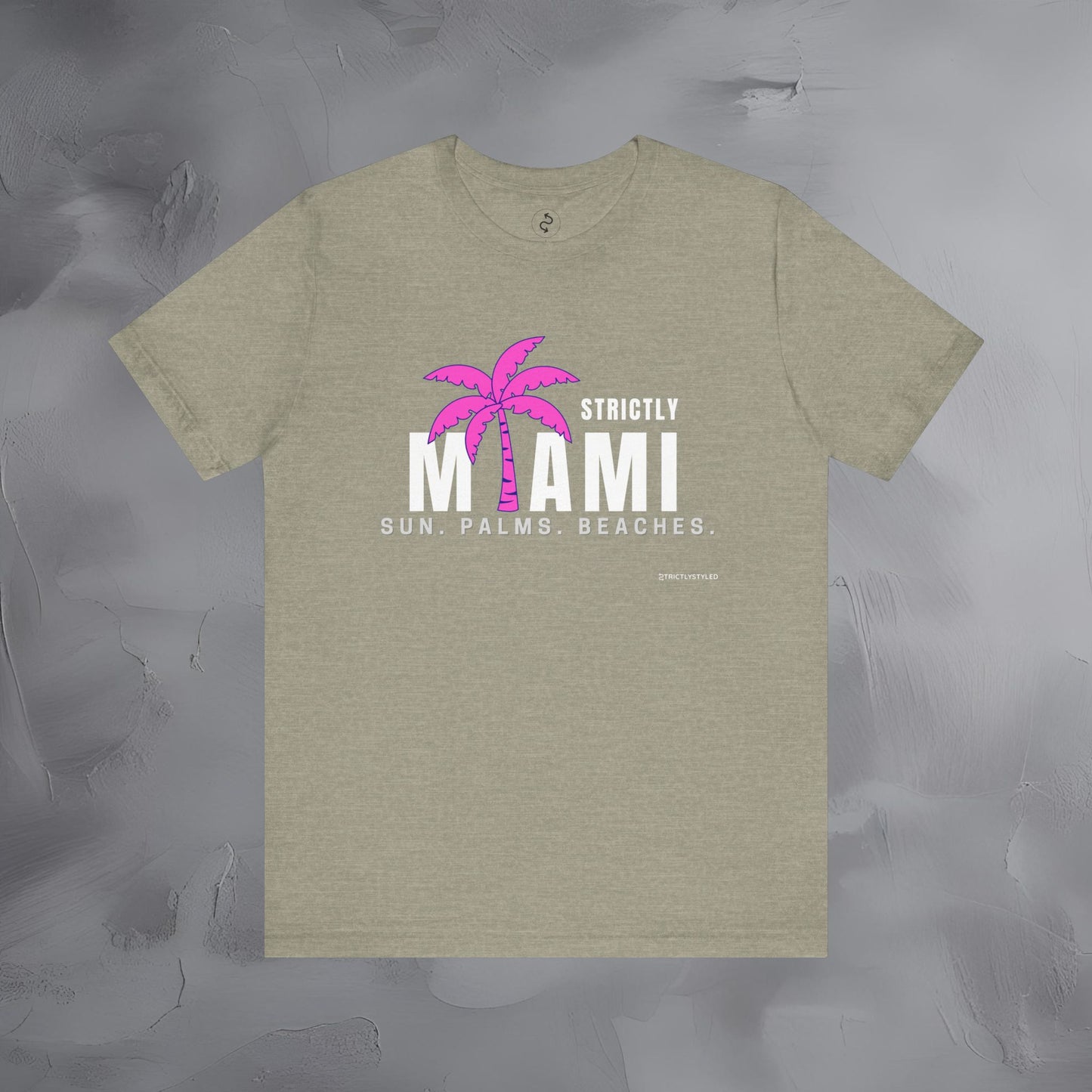 Strictly Miami T-Shirt – Sun Palms Beaches City Vibes Tee