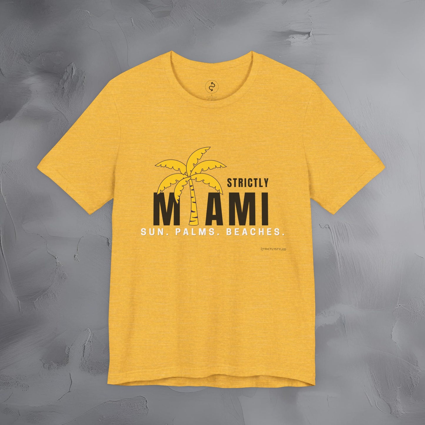 Strictly Miami T-Shirt – Sun Palms Beaches City Vibes Tee
