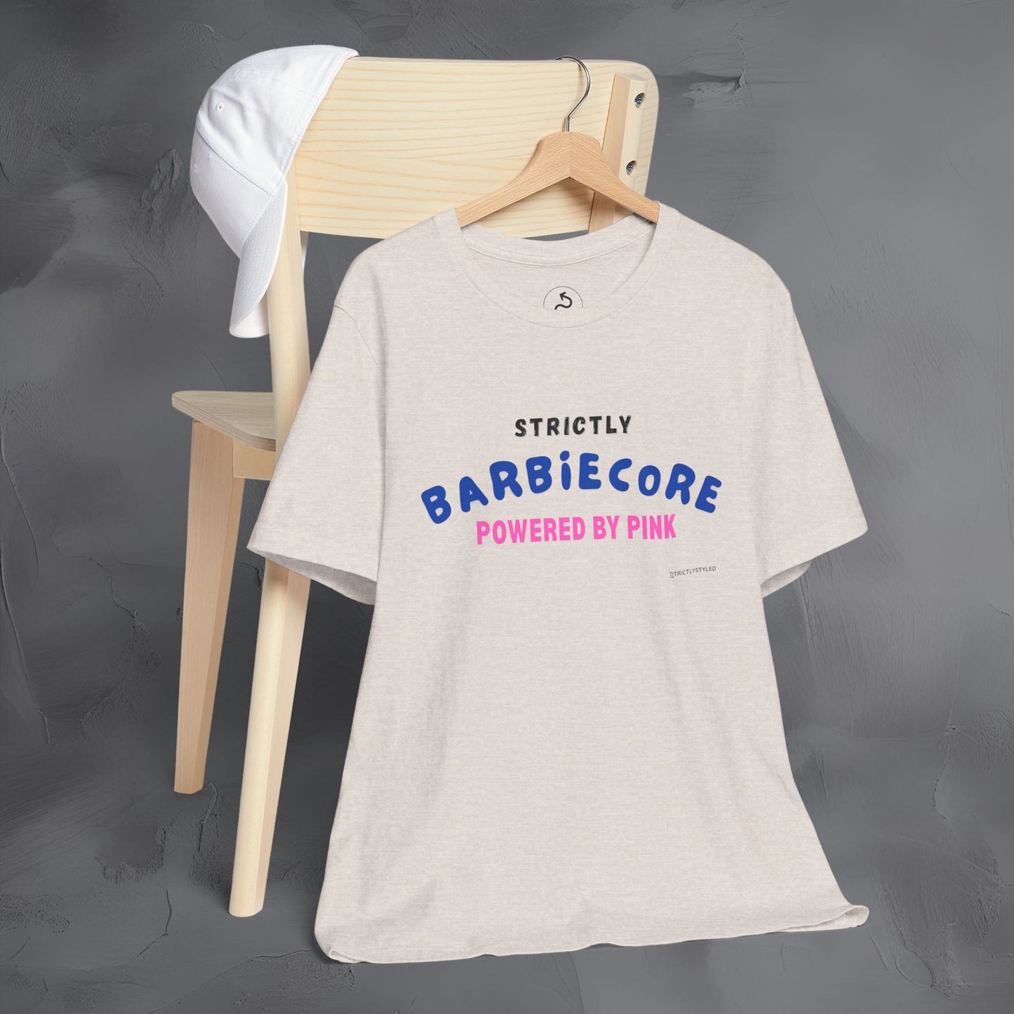 Strictly Barbiecore T-Shirt – Powered by Pink - Aesthetic Graphic Tee