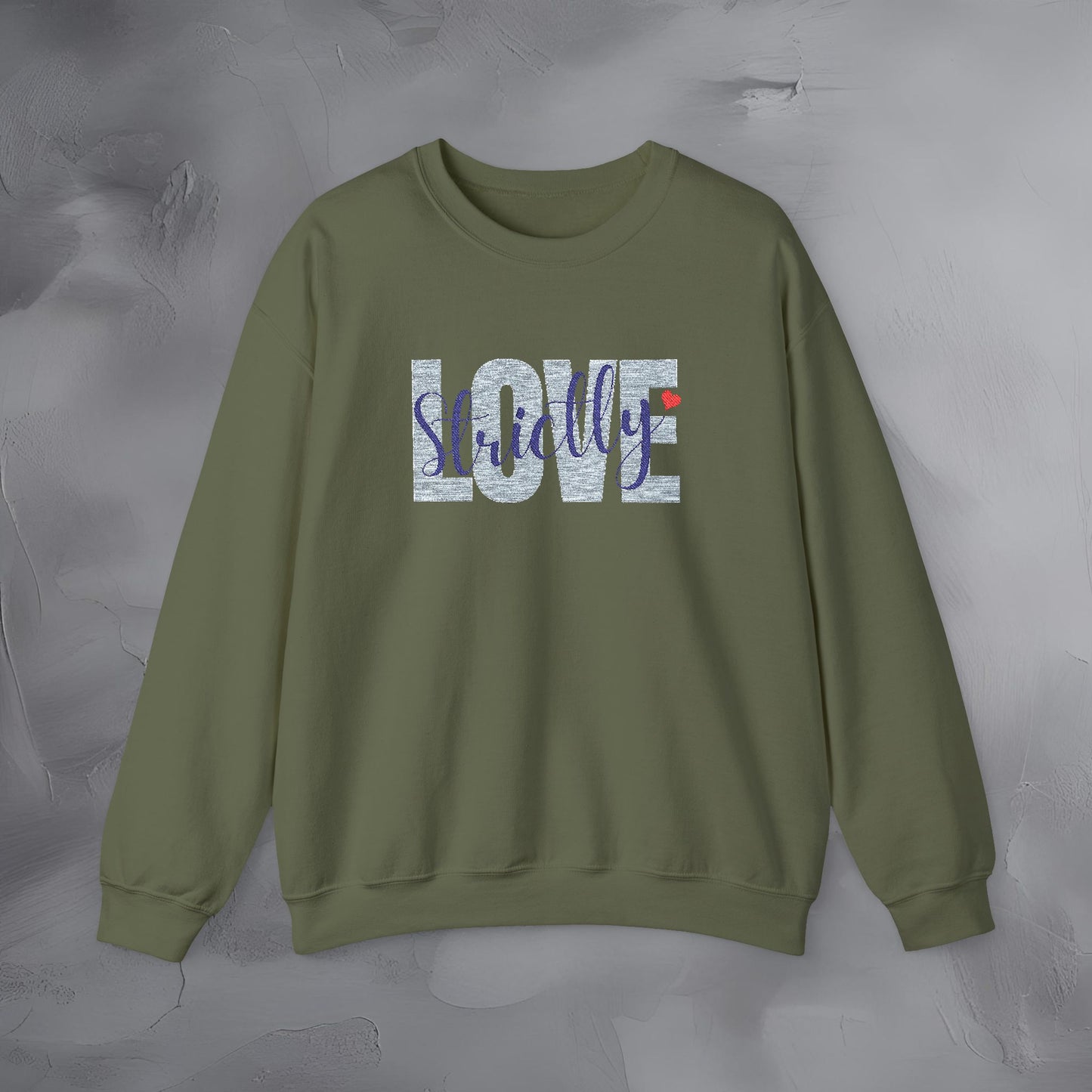 Strictly Love - Embroidered Sweatshirt