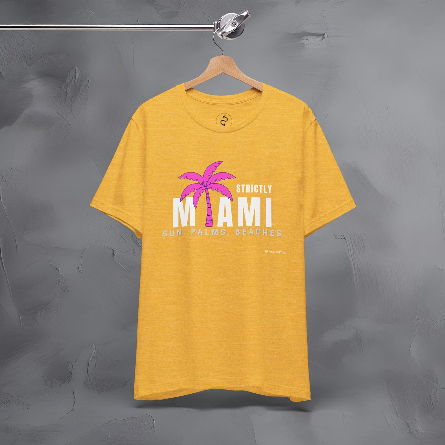 Strictly Miami T-Shirt – Sun Palms Beaches City Vibes Tee