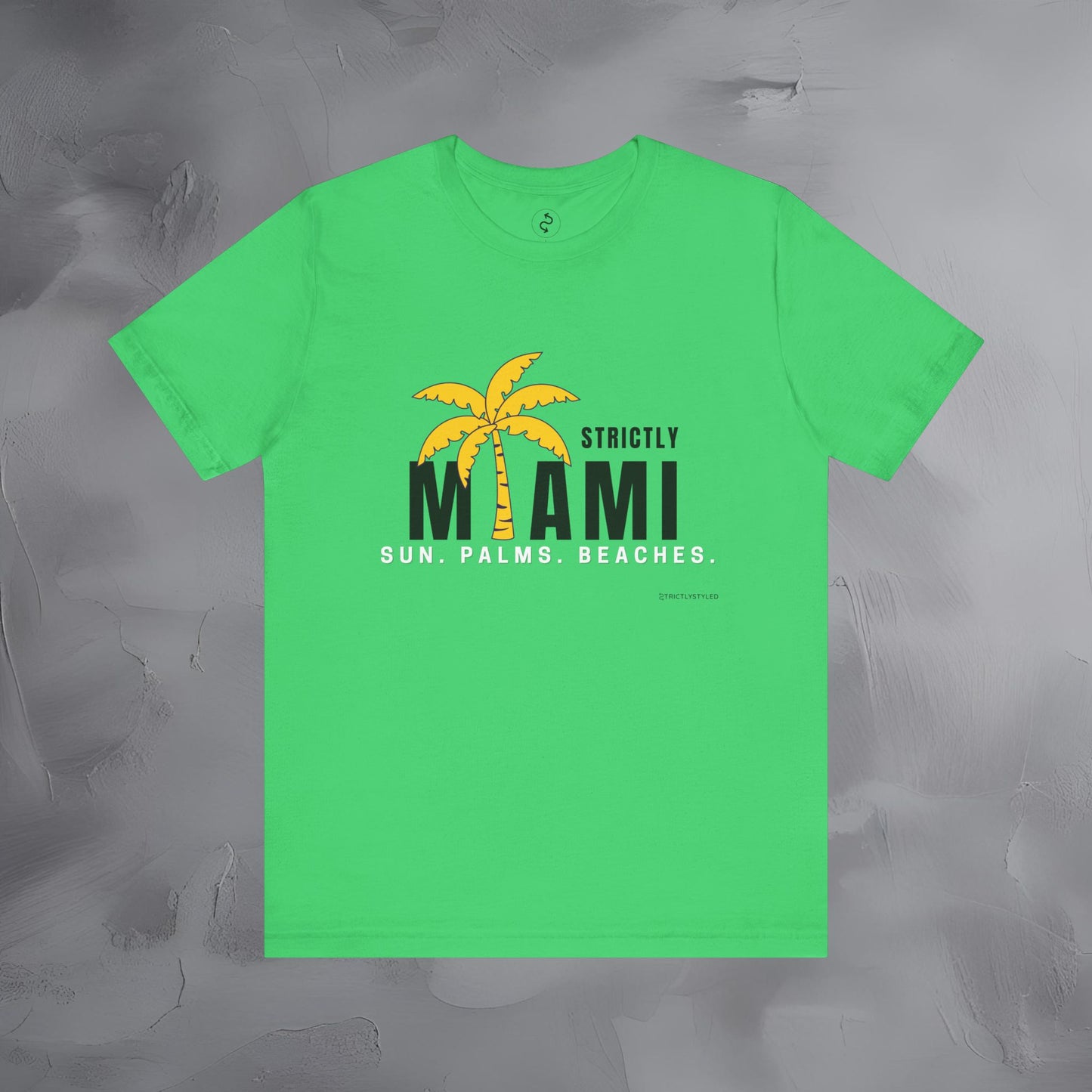 Strictly Miami T-Shirt – Sun Palms Beaches City Vibes Tee