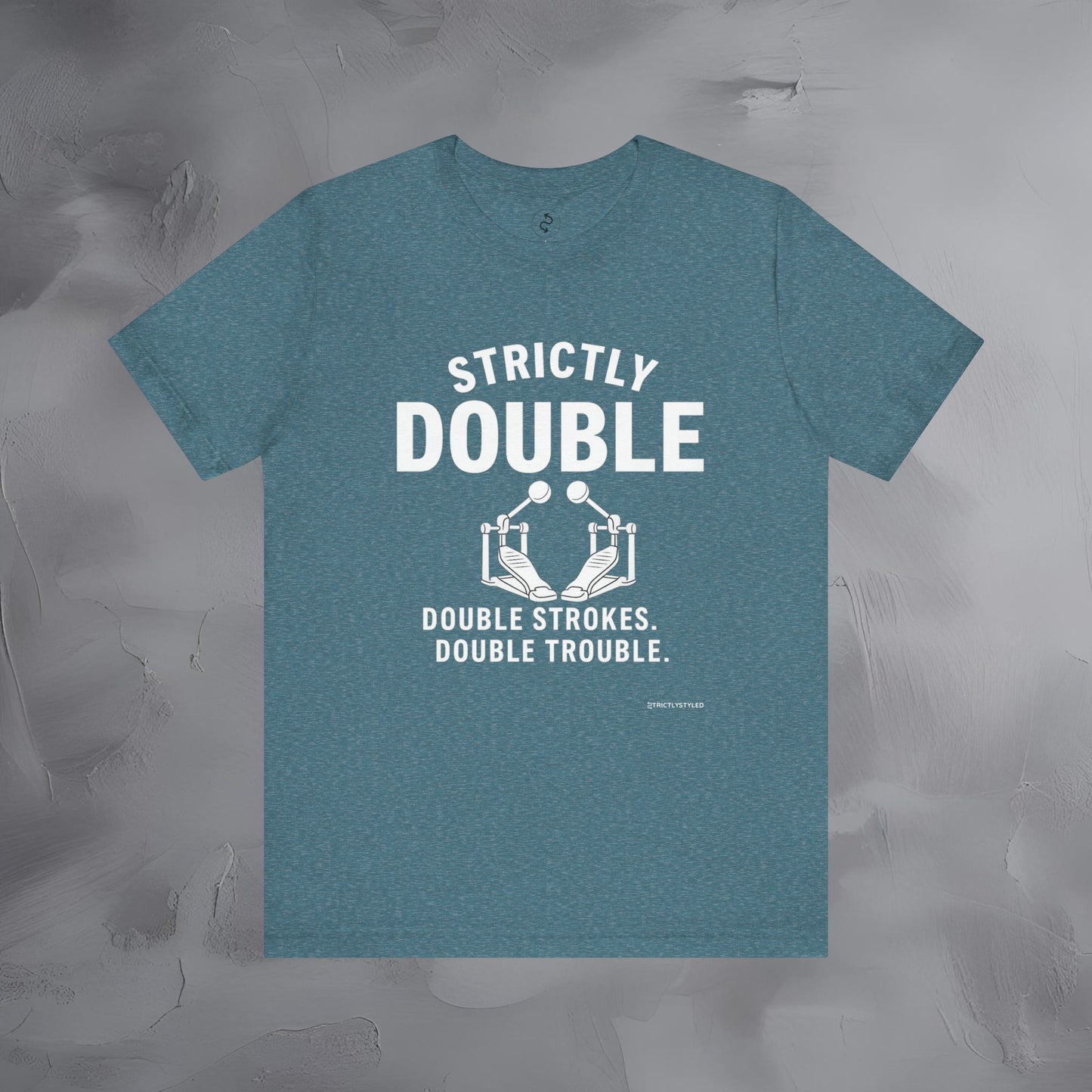 Strictly Double Stroke – Double Trouble Drummer T-Shirt