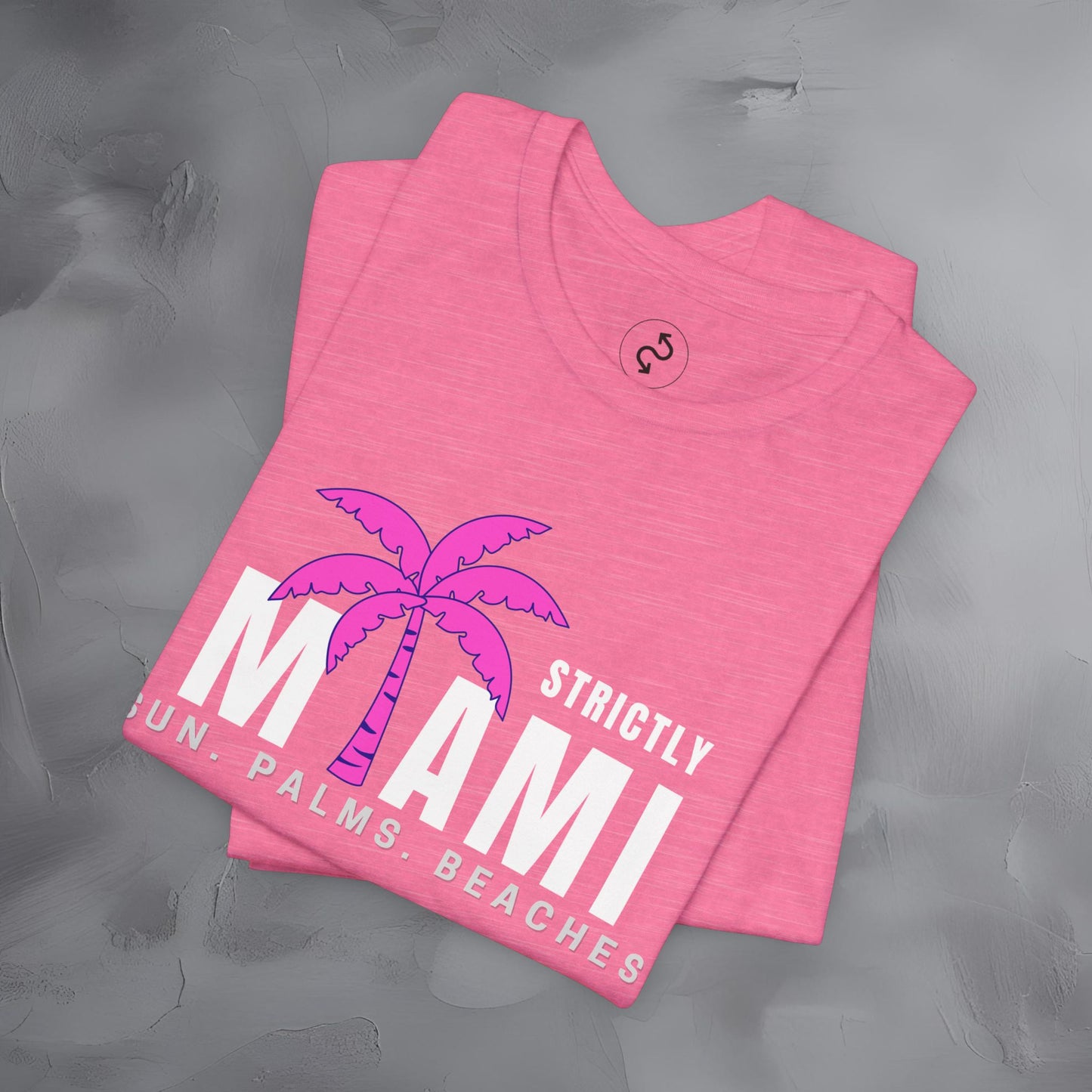 Strictly Miami T-Shirt – Sun Palms Beaches City Vibes Tee