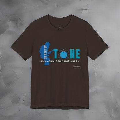Strictly Tone Guitar T-Shirt – 99 Knobs Pedal & Amp Graphic Tee