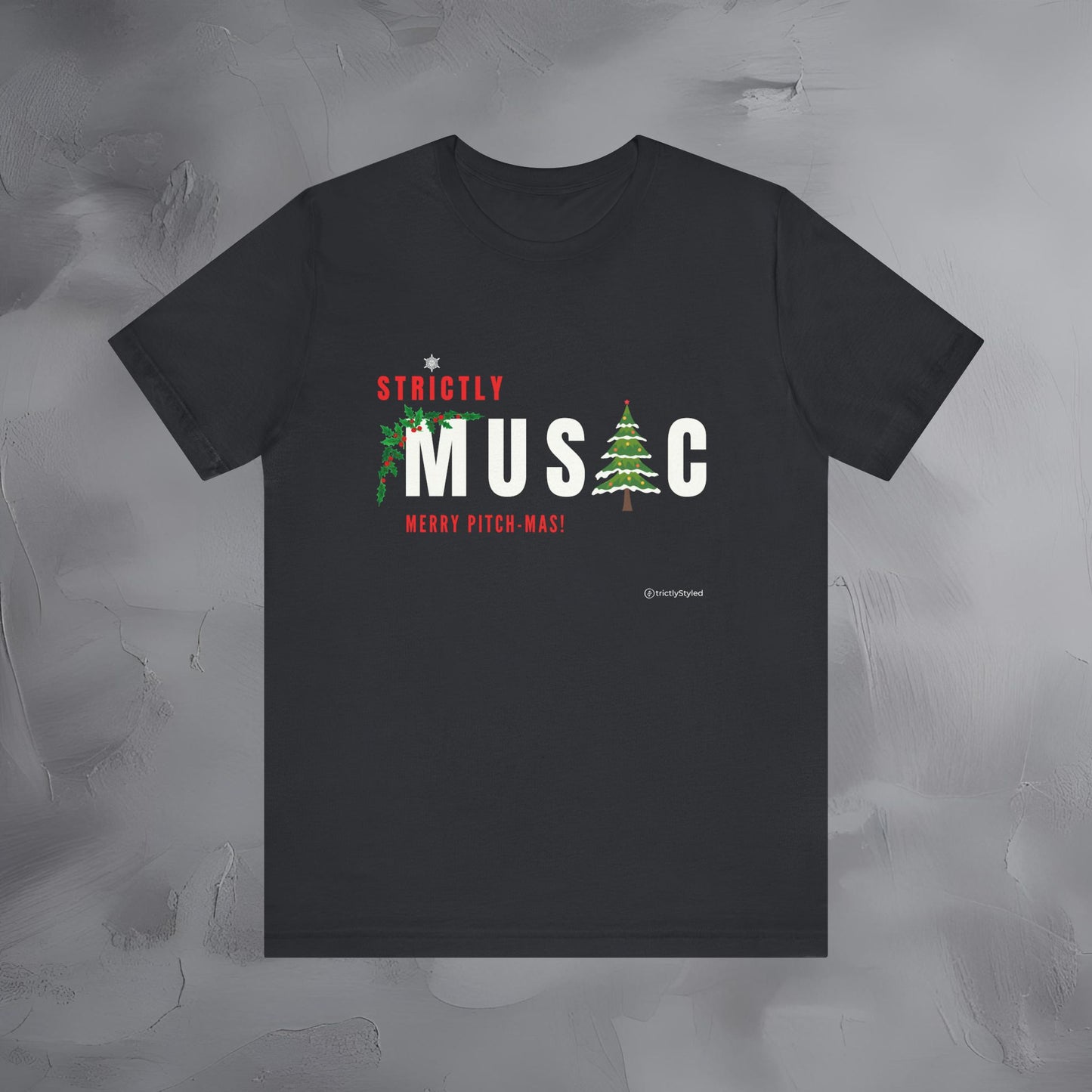 Strictly Music – Merry Pitch-Mas - Funny Christmas Music Shirt for Musicians & Choir