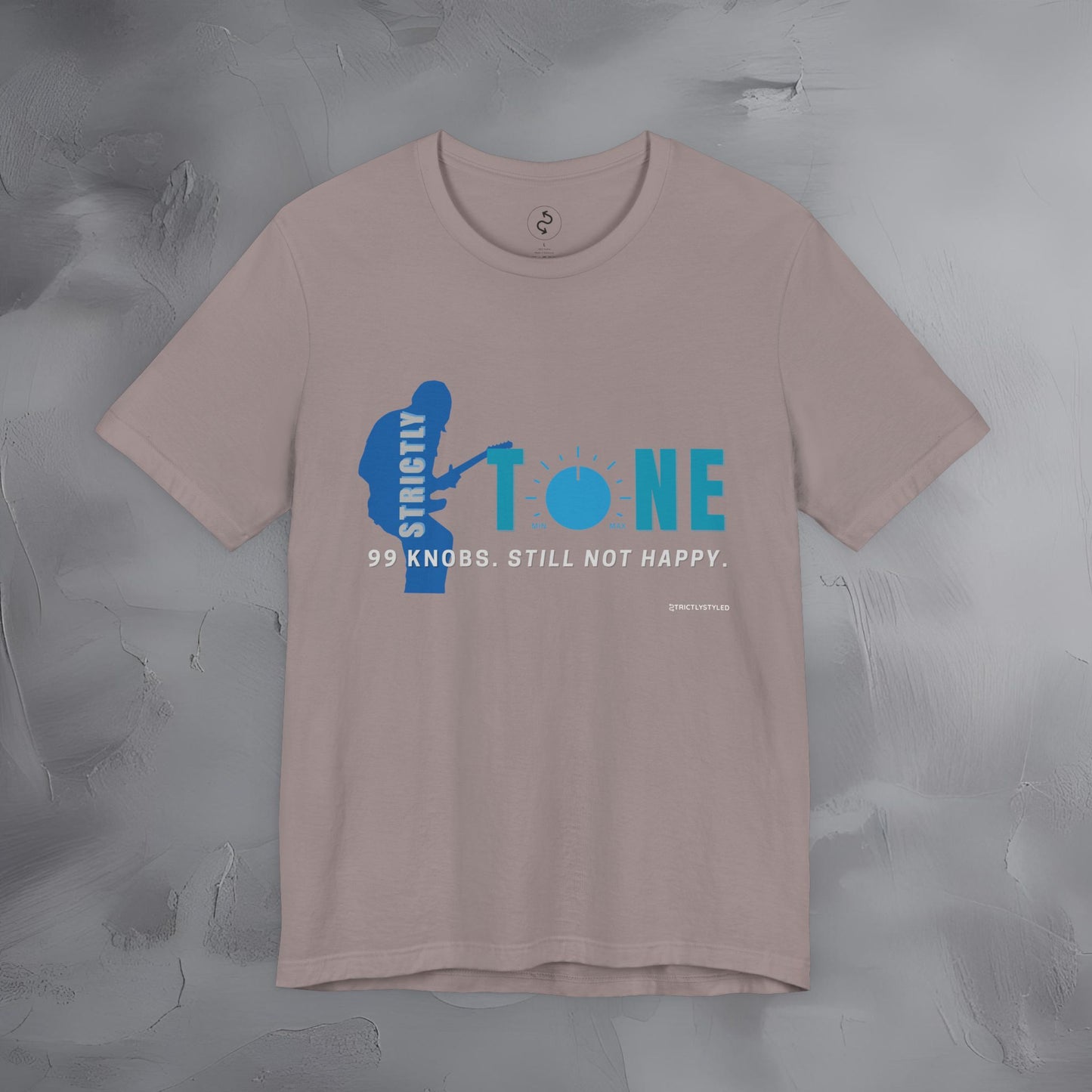 Strictly Tone Guitar T-Shirt – 99 Knobs Pedal & Amp Graphic Tee