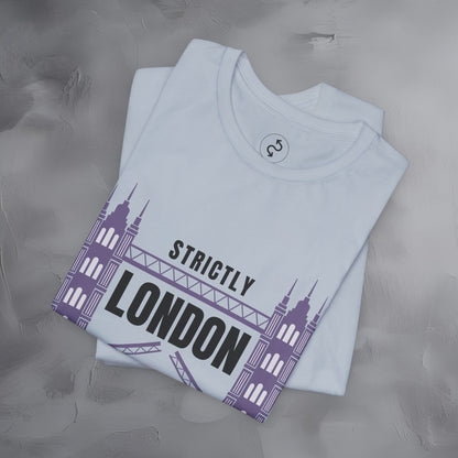 Strictly London – Hustle, Energy, Dreams T-Shirt - UK City Pride Graphic Tee | Modern London Streetwear Shirt