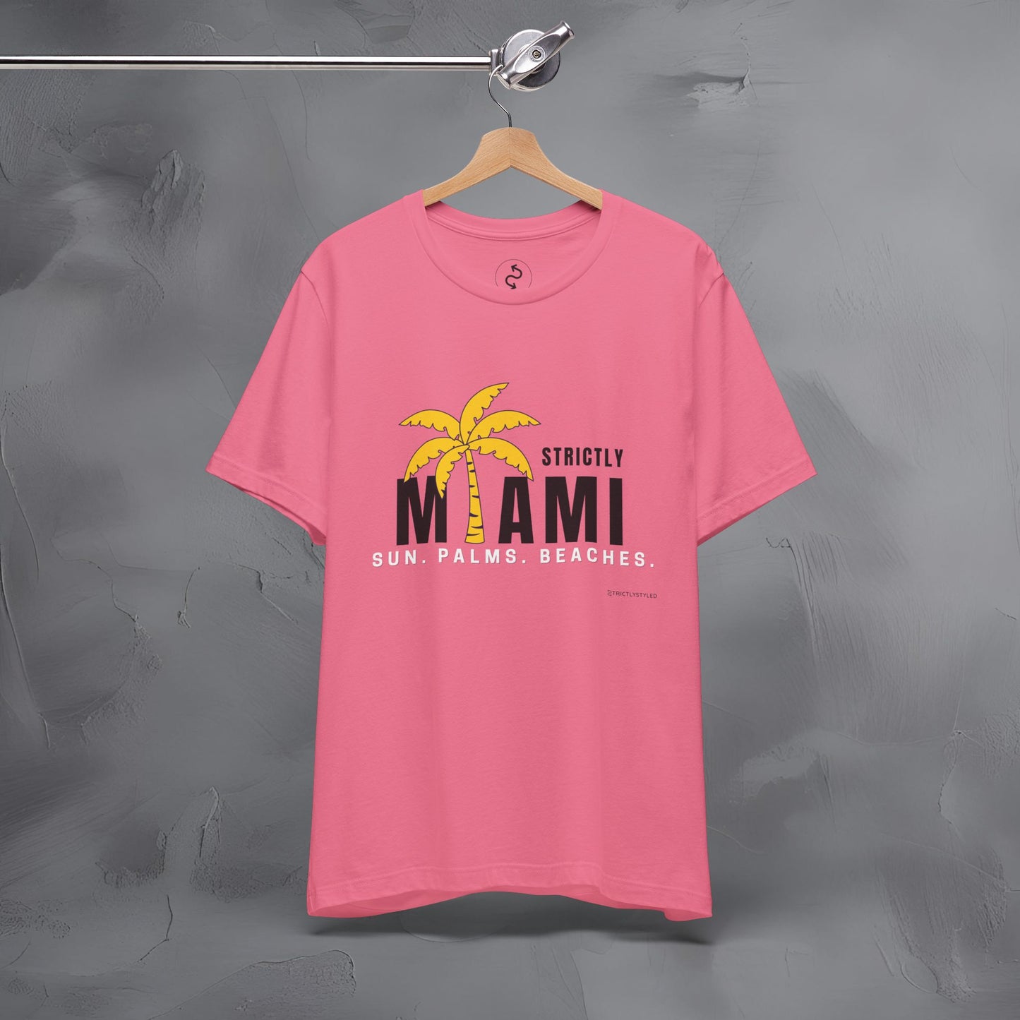 Strictly Miami T-Shirt – Sun Palms Beaches City Vibes Tee
