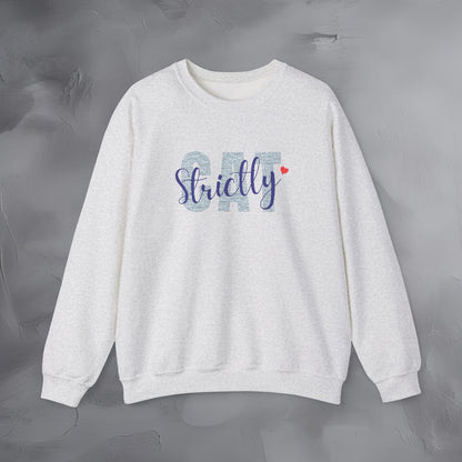 Strictly Cat - Embroidered Sweatshirt