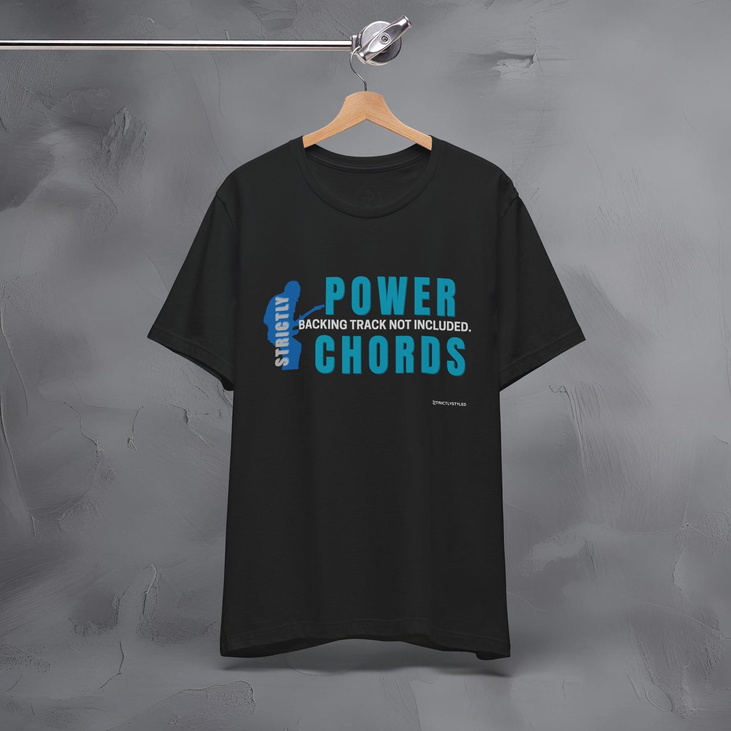 Strictly Guitar T-Shirt – Backing Track Not Included Musician Tee
