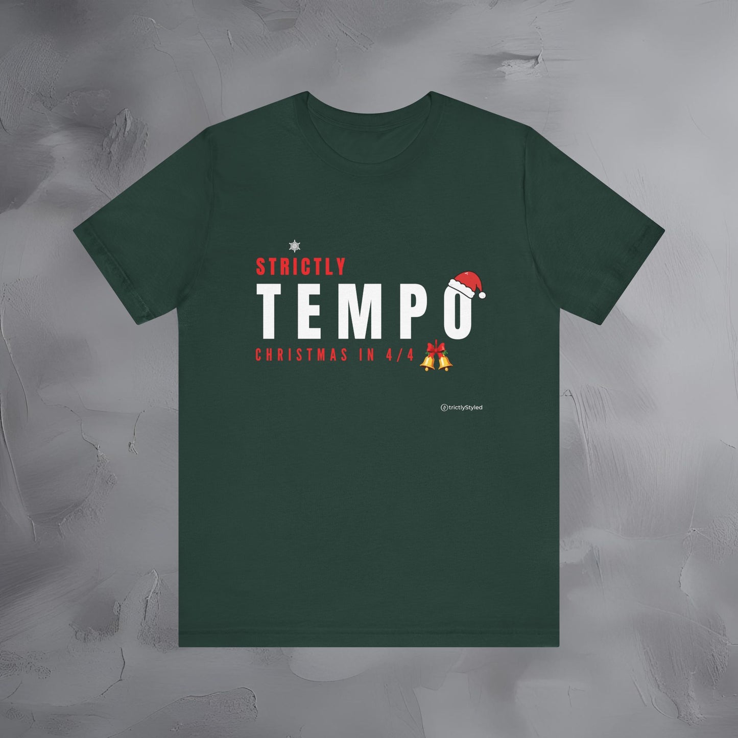Strictly Tempo – Christmas in 4/4 - Funny Music Theory Christmas Shirt