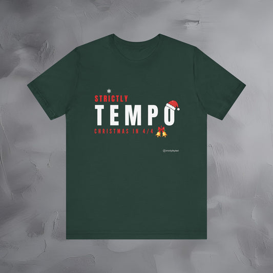 Strictly Tempo – Christmas in 4/4 - Funny Music Theory Christmas Shirt