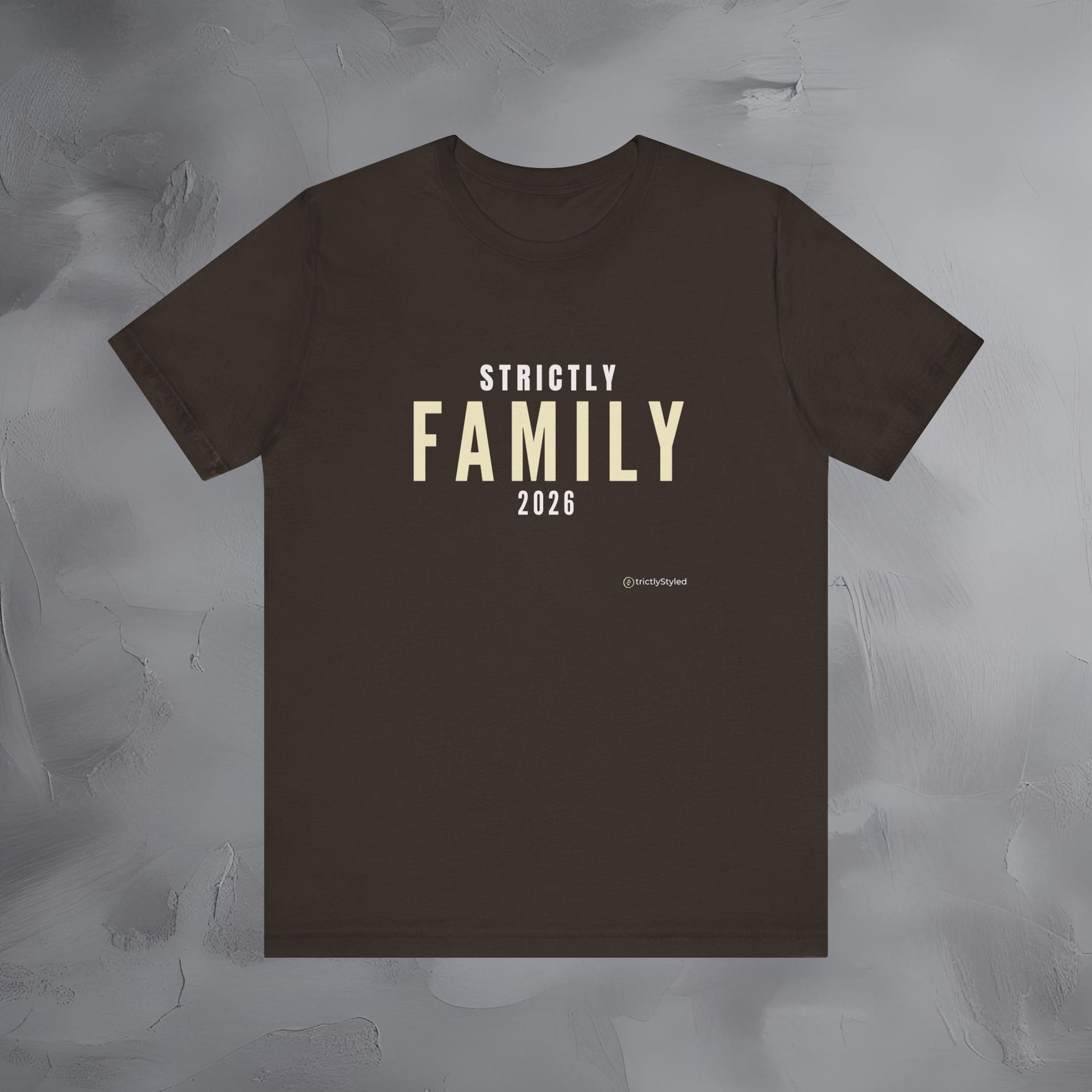 Strictly Family Shirt Minimalist New Year Intention T Shirt Unisex Graphic Tee