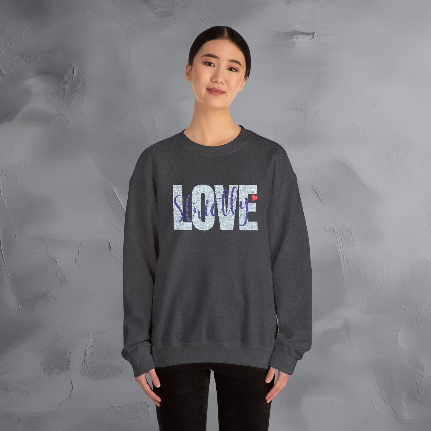 Strictly Love - Embroidered Sweatshirt