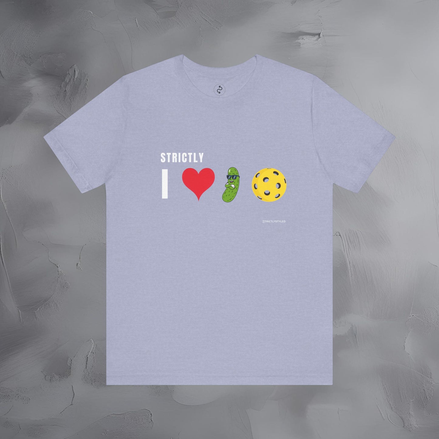 Strictly I Love Pickleball T-Shirt – Fun Pickle & Ball Graphic Tee