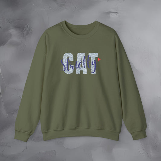 Strictly Cat - Embroidered Sweatshirt