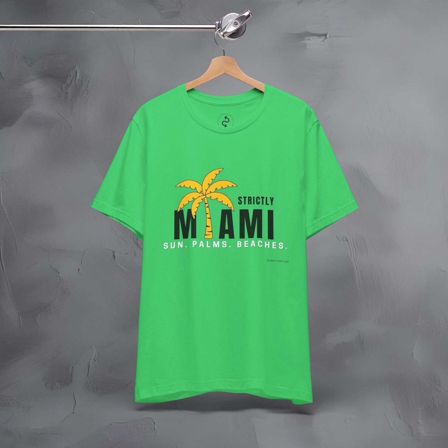 Strictly Miami T-Shirt – Sun Palms Beaches City Vibes Tee