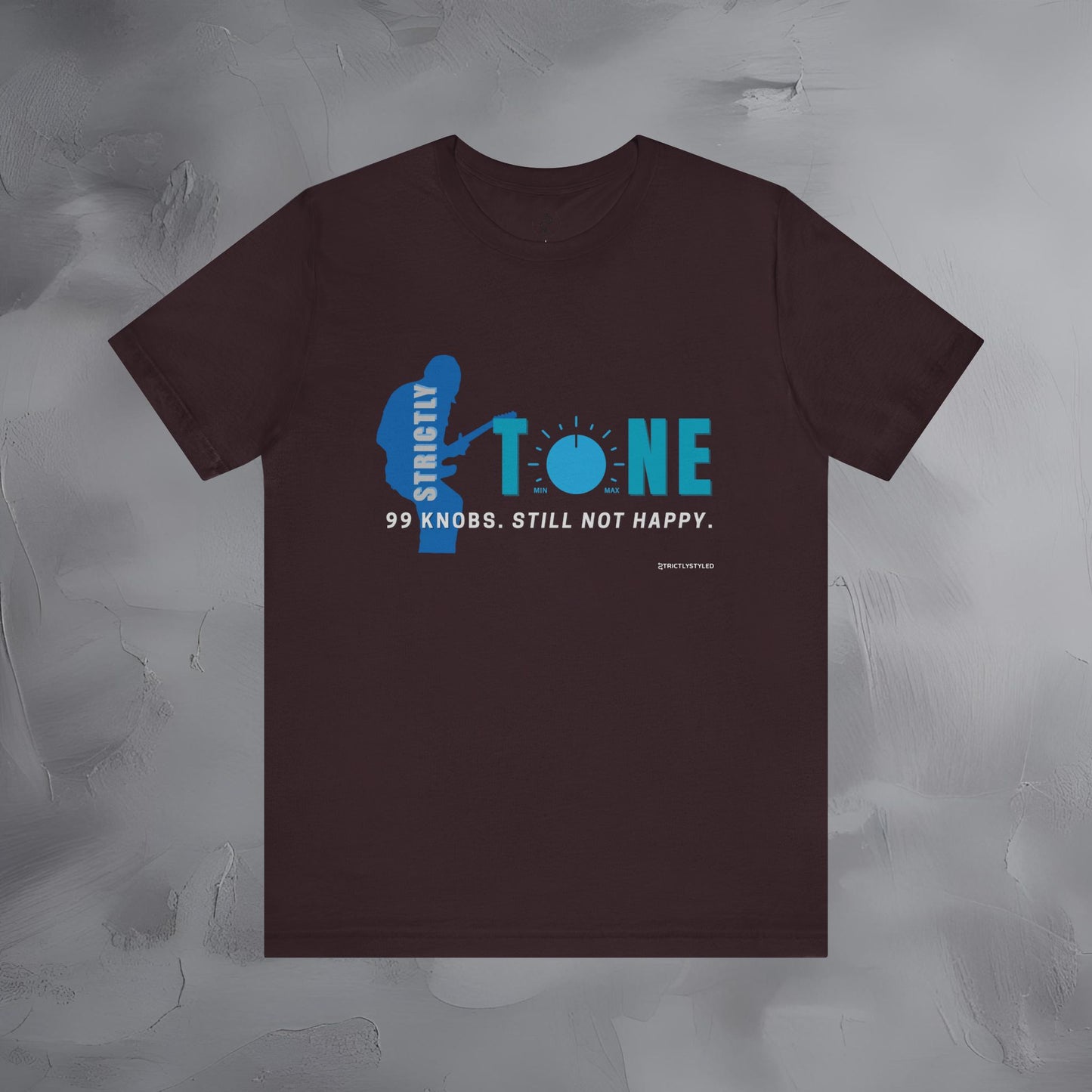 Strictly Tone Guitar T-Shirt – 99 Knobs Pedal & Amp Graphic Tee
