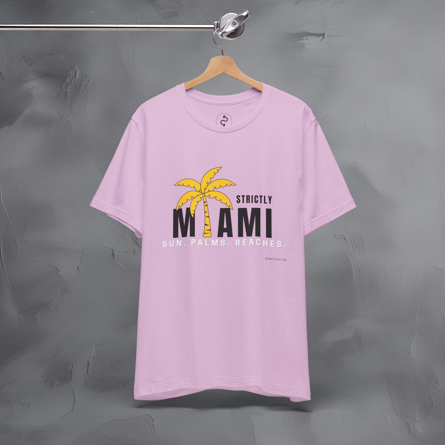 Strictly Miami T-Shirt – Sun Palms Beaches City Vibes Tee