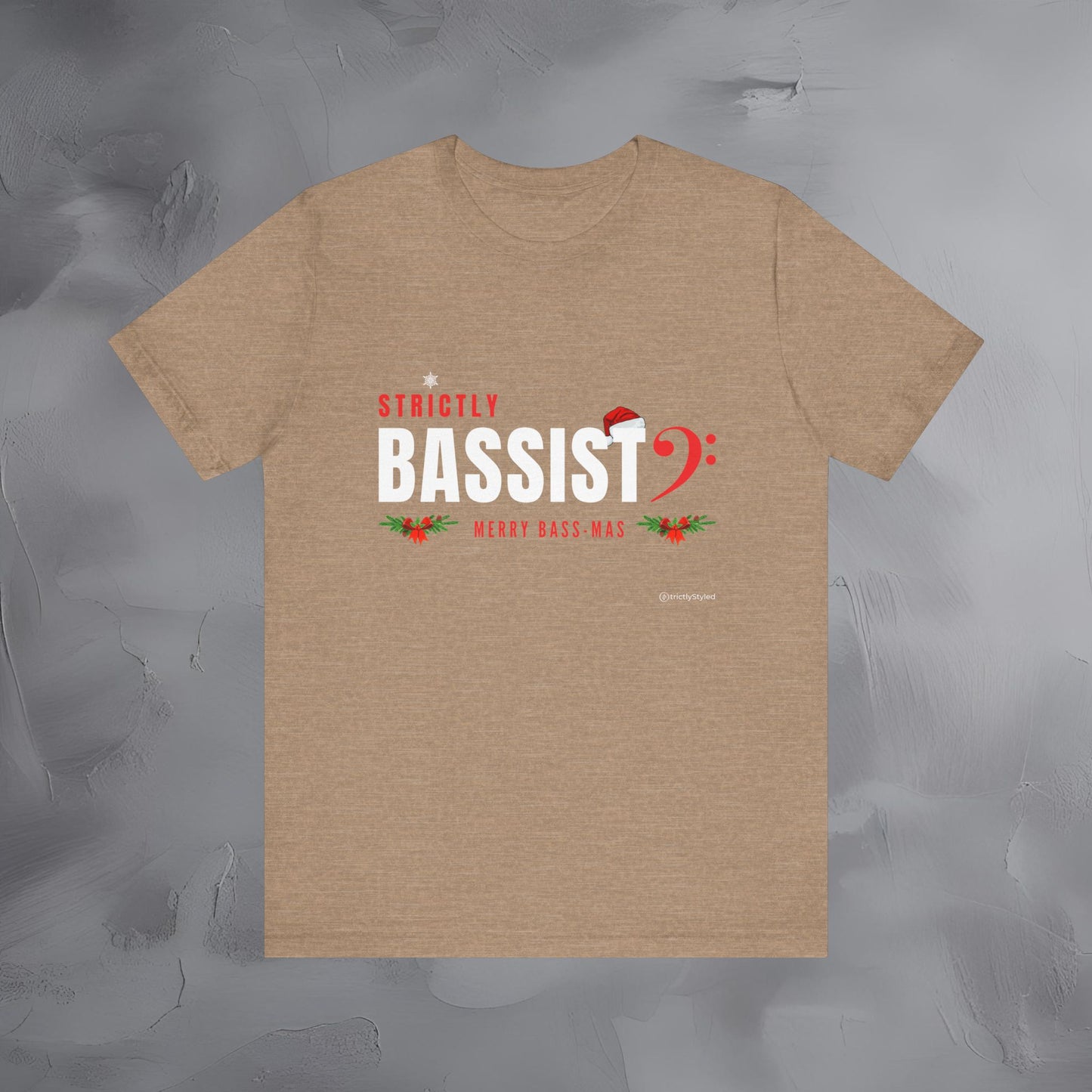 Strictly Bassist – Merry Bass-Mas | Funny Christmas Bass Player Shirt