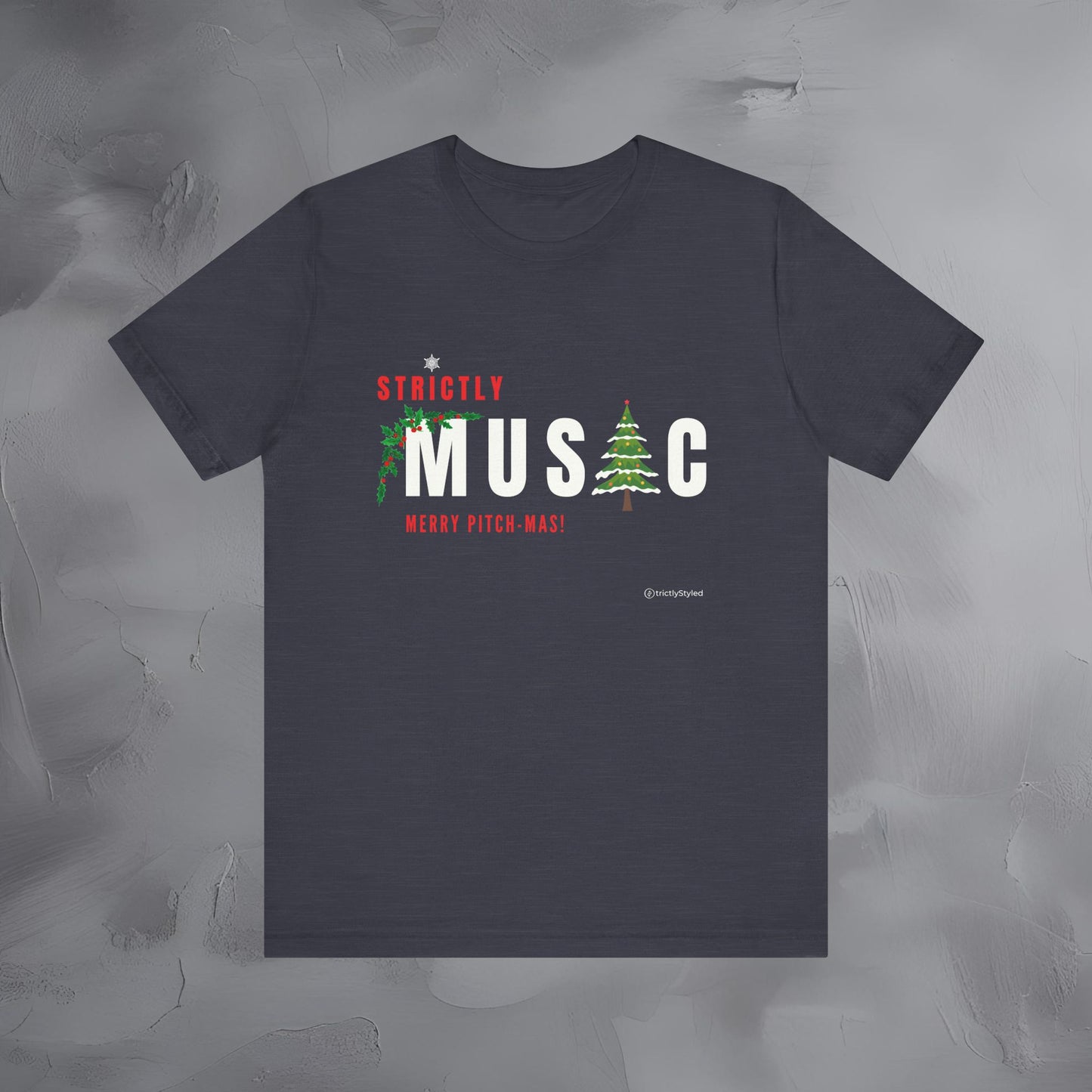 Strictly Music – Merry Pitch-Mas - Funny Christmas Music Shirt for Musicians & Choir