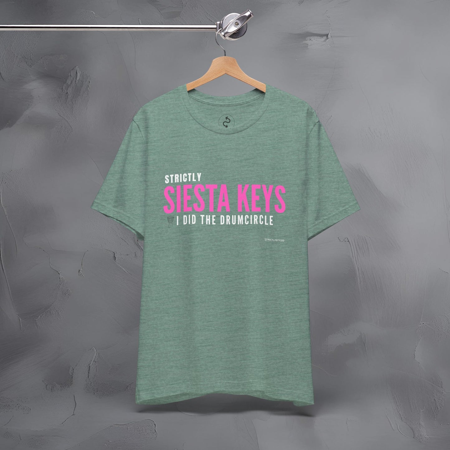 Strictly Siesta Key – I Did the Drum Circle T-Shirt | Sarasota Beach Sunset Drum Circle Graphic Tee