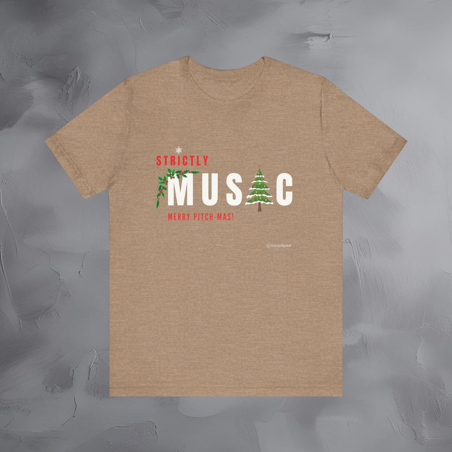 Strictly Music – Merry Pitch-Mas - Funny Christmas Music Shirt for Musicians & Choir