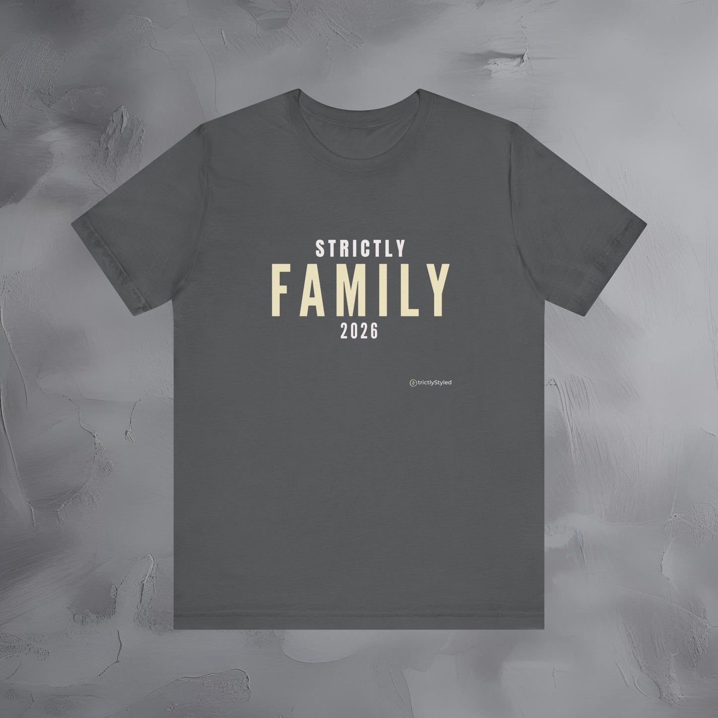 Strictly Family Shirt Minimalist New Year Intention T Shirt Unisex Graphic Tee