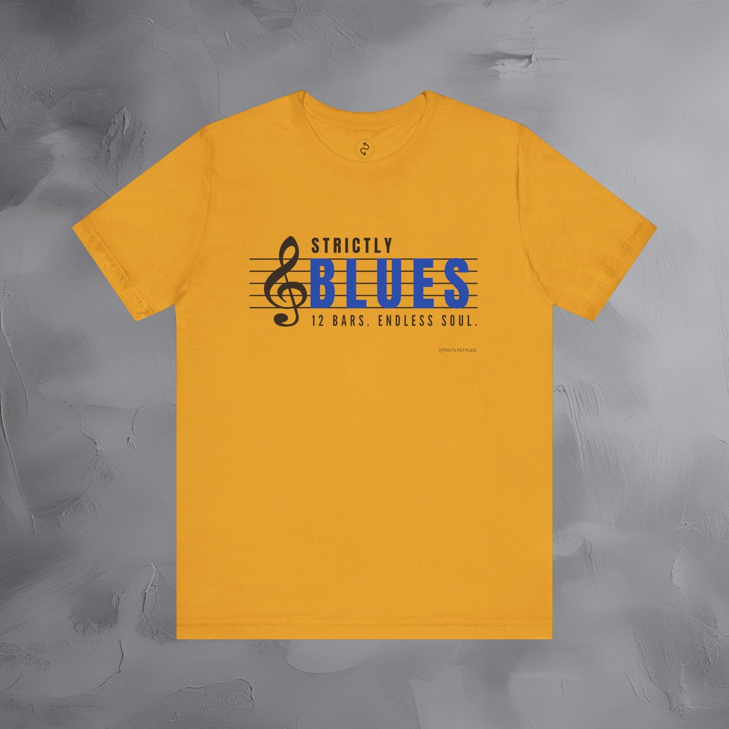 Strictly Blues – 12 Bars. Endless Soul. T-Shirt | Blues Music Graphic Tee | Musician Lifestyle Shirt