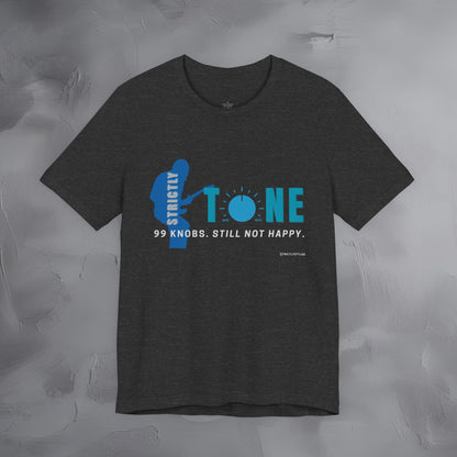 Strictly Tone Guitar T-Shirt – 99 Knobs Pedal & Amp Graphic Tee