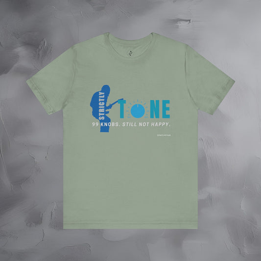 Strictly Tone Guitar T-Shirt – 99 Knobs Pedal & Amp Graphic Tee