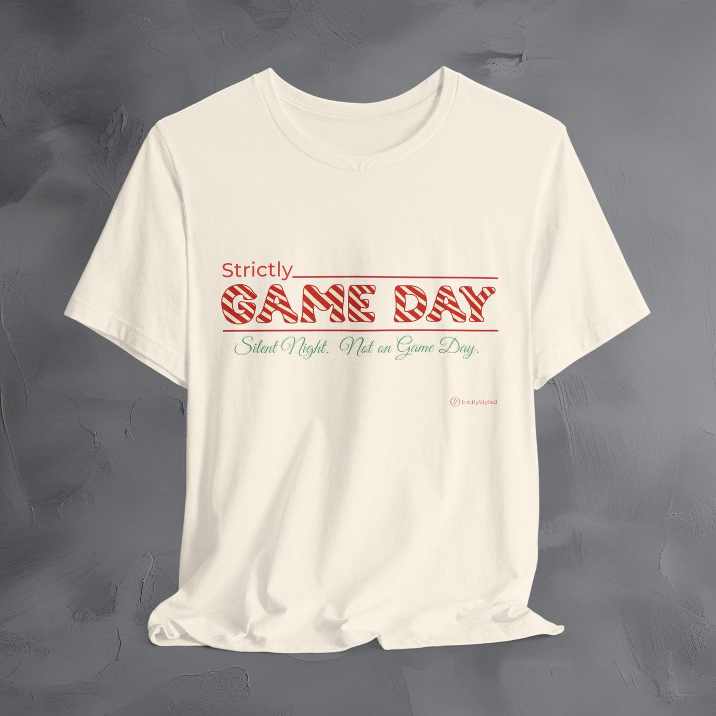 Strictly Game Day – Silent Night? Not on Game Day. - Funny Football Christmas Shirt