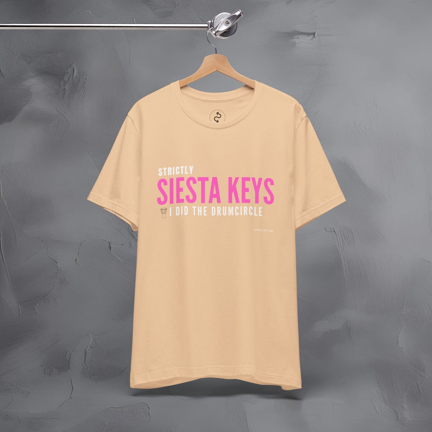 Strictly Siesta Key – I Did the Drum Circle T-Shirt | Sarasota Beach Sunset Drum Circle Graphic Tee