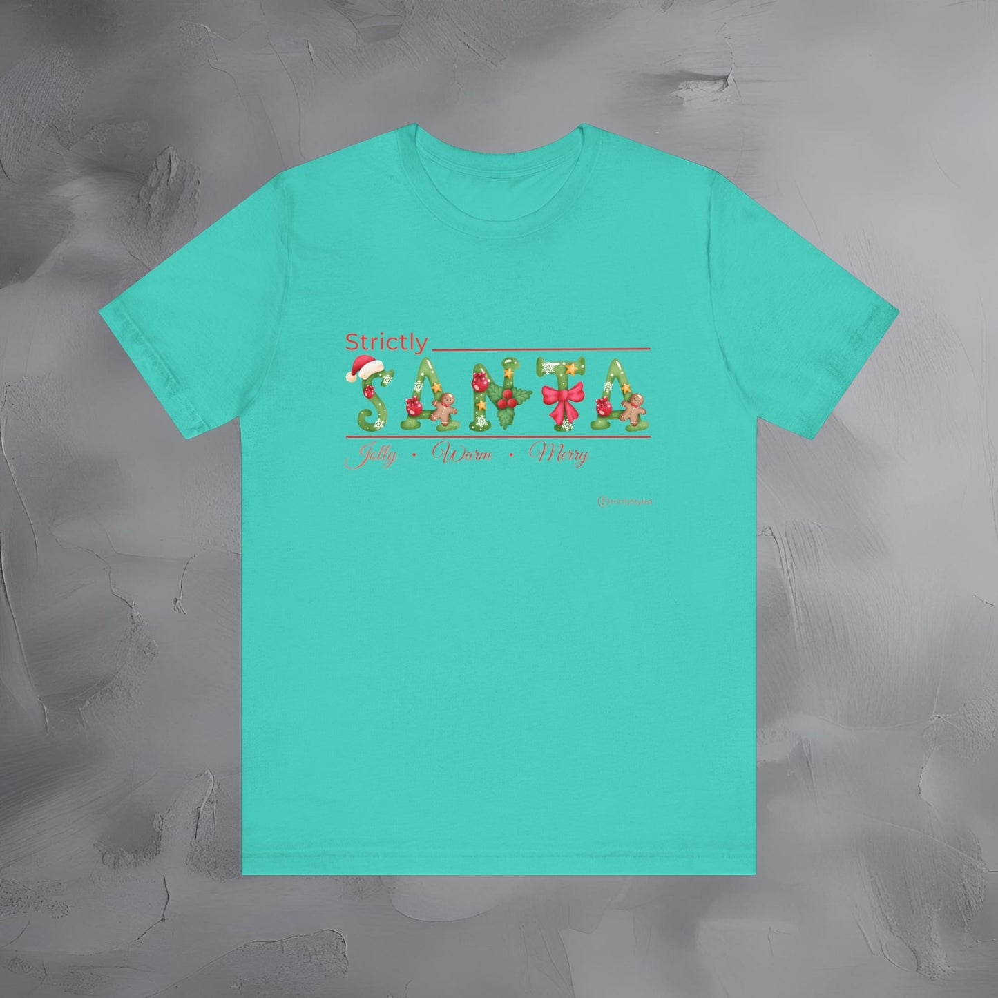 Strictly Santa – Jolly • Warm • Merry - Modern Christmas Shirt