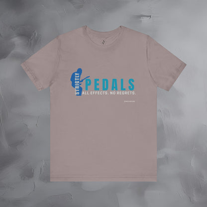 Strictly Pedals T-Shirt – No Effects No Regrets Guitar Gear Tee