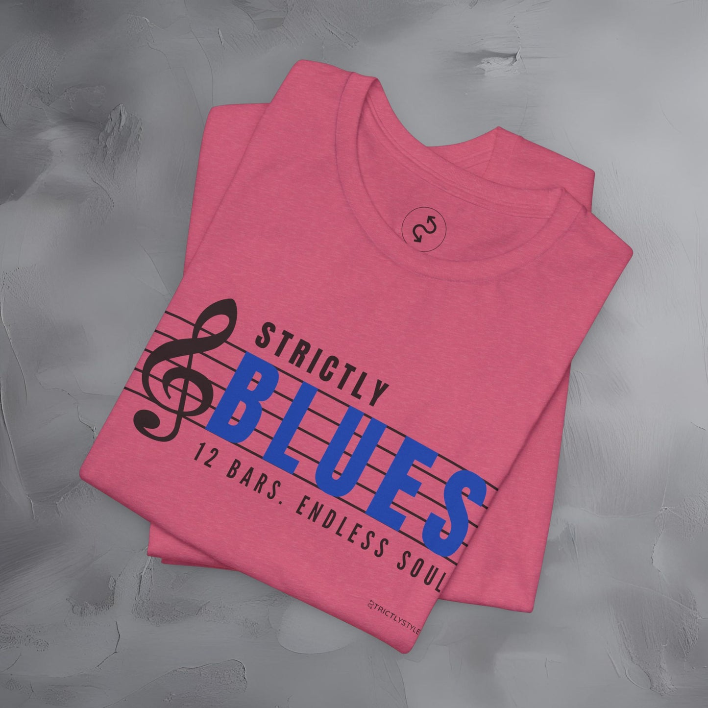 Strictly Blues – 12 Bars. Endless Soul. T-Shirt | Blues Music Graphic Tee | Musician Lifestyle Shirt