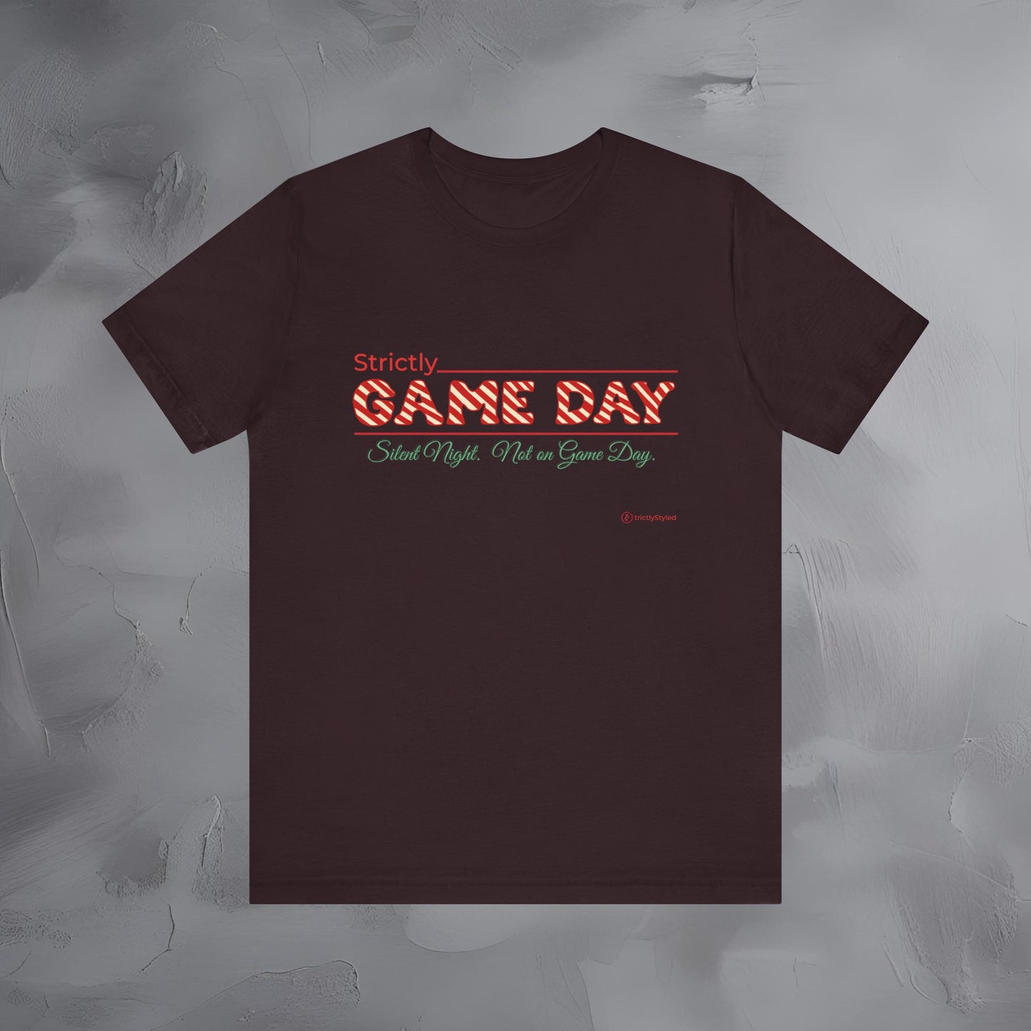 Strictly Game Day – Silent Night? Not on Game Day. - Funny Football Christmas Shirt