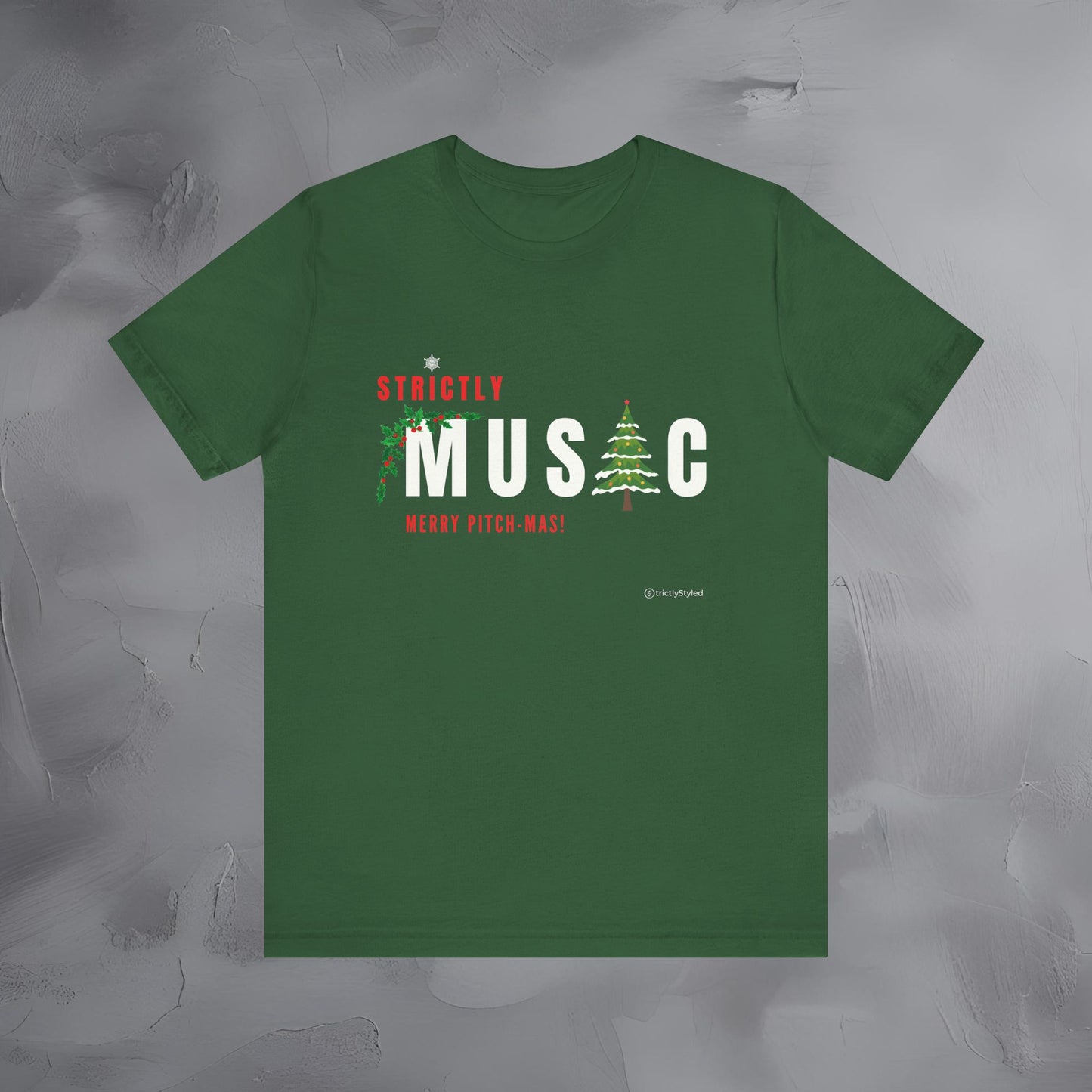 Strictly Music – Merry Pitch-Mas - Funny Christmas Music Shirt for Musicians & Choir