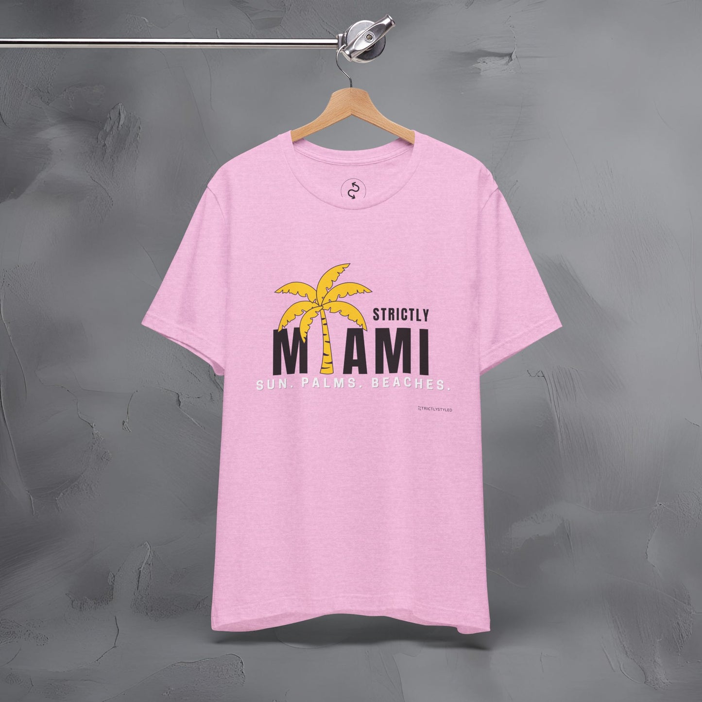Strictly Miami T-Shirt – Sun Palms Beaches City Vibes Tee