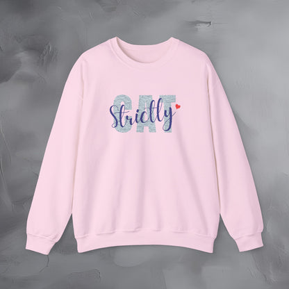 Strictly Cat - Embroidered Sweatshirt