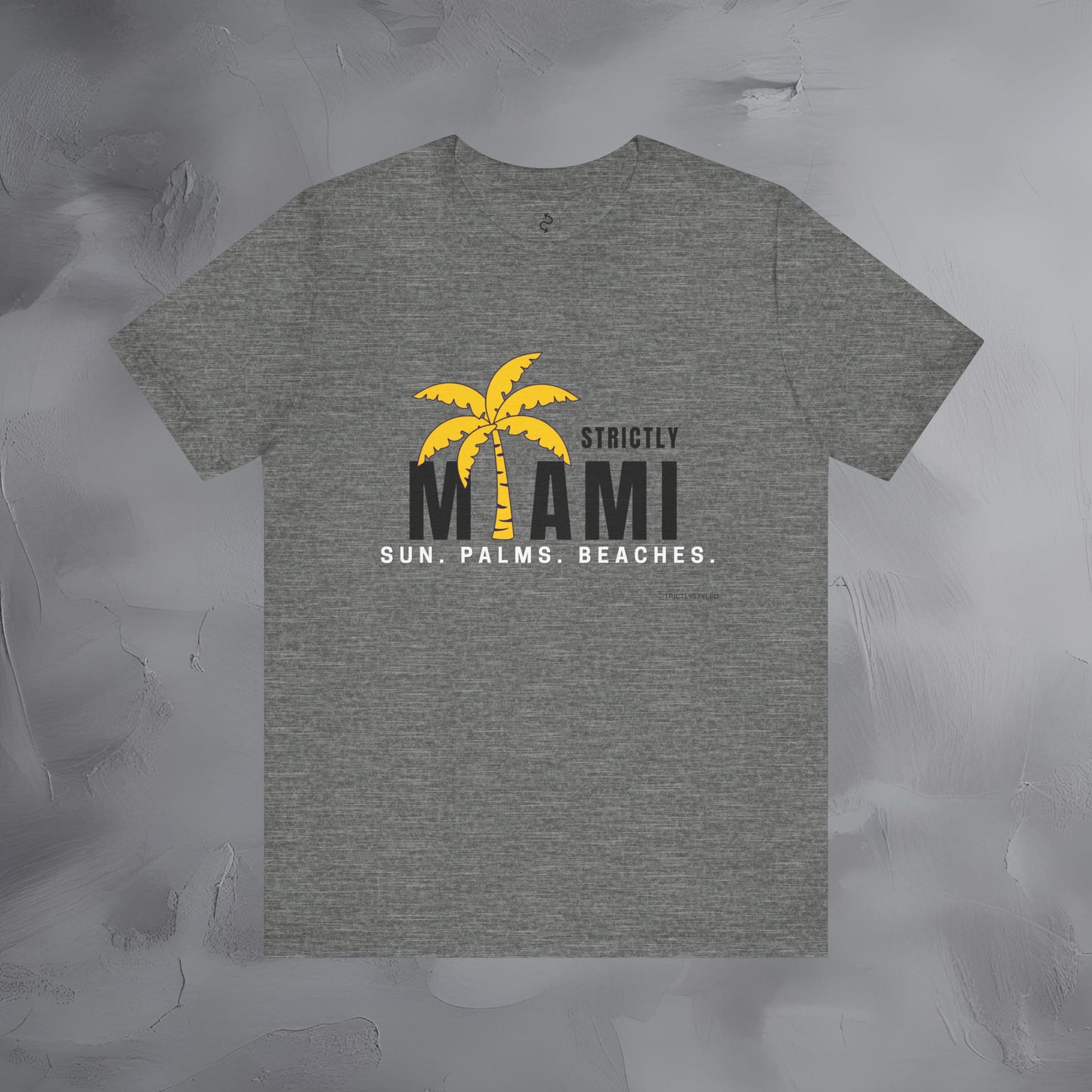 Strictly Miami T-Shirt – Sun Palms Beaches City Vibes Tee
