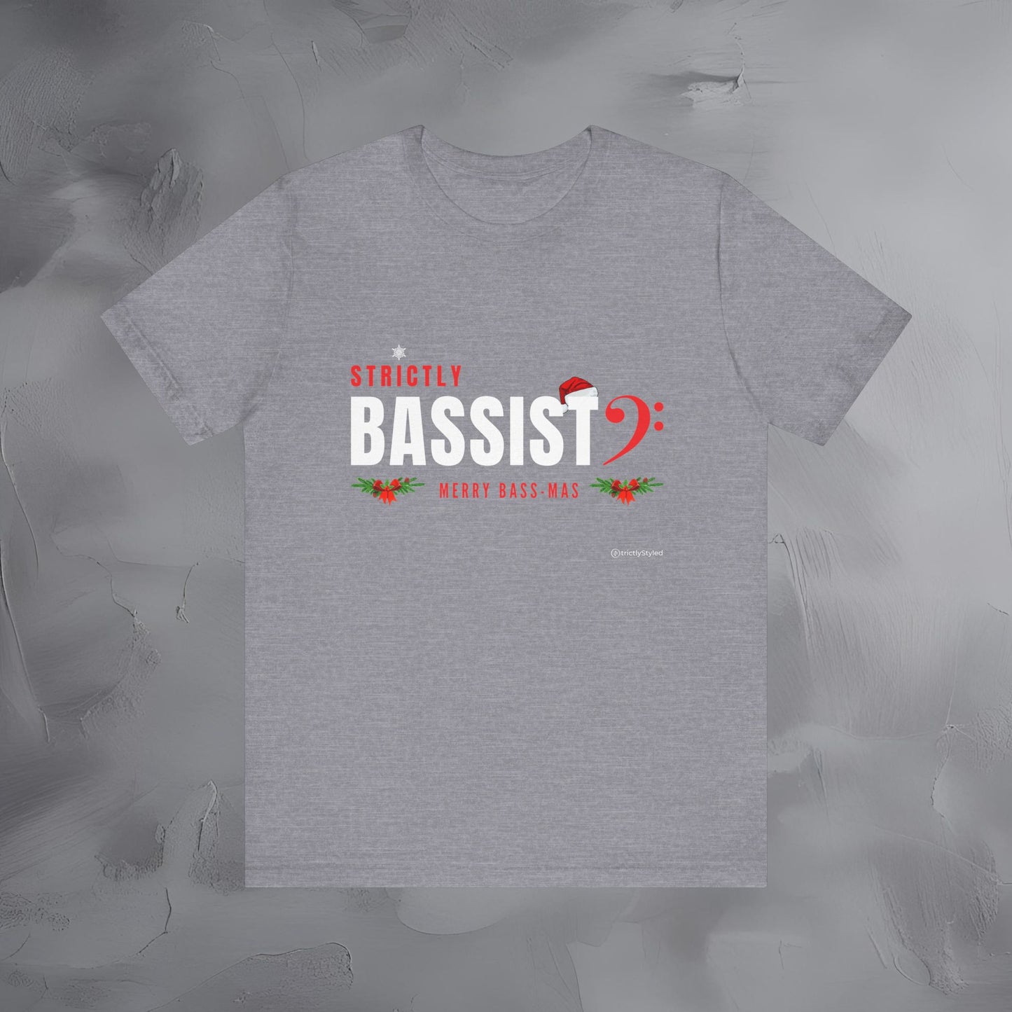 Strictly Bassist – Merry Bass-Mas | Funny Christmas Bass Player Shirt