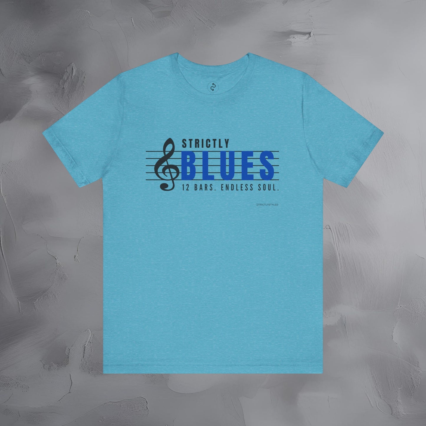 Strictly Blues – 12 Bars. Endless Soul. T-Shirt | Blues Music Graphic Tee | Musician Lifestyle Shirt